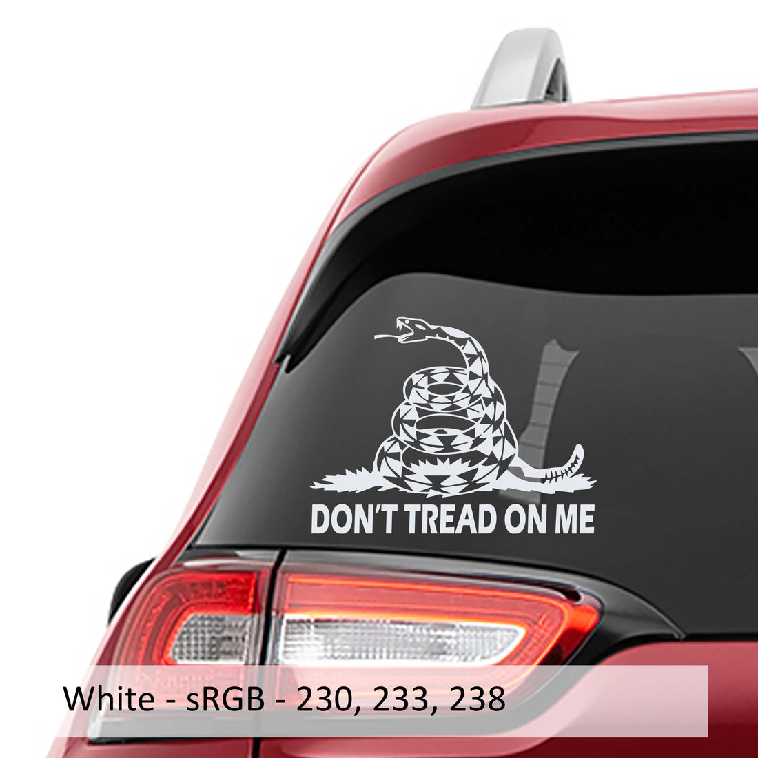 Custom stick figure family decals for Jeep