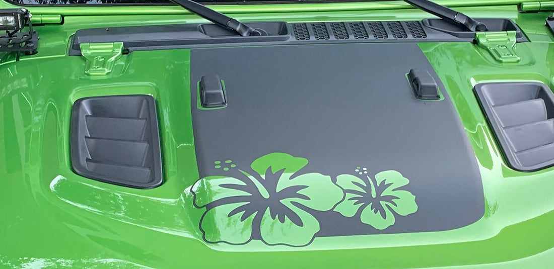 Jeep Rubicon hood decal