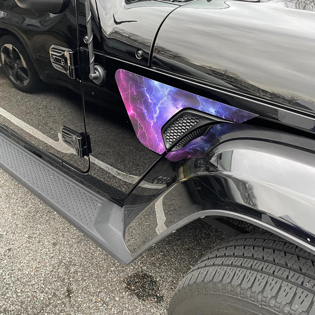 Jeep Gladiator JT fender vent decal sample personalized custom graphic design example