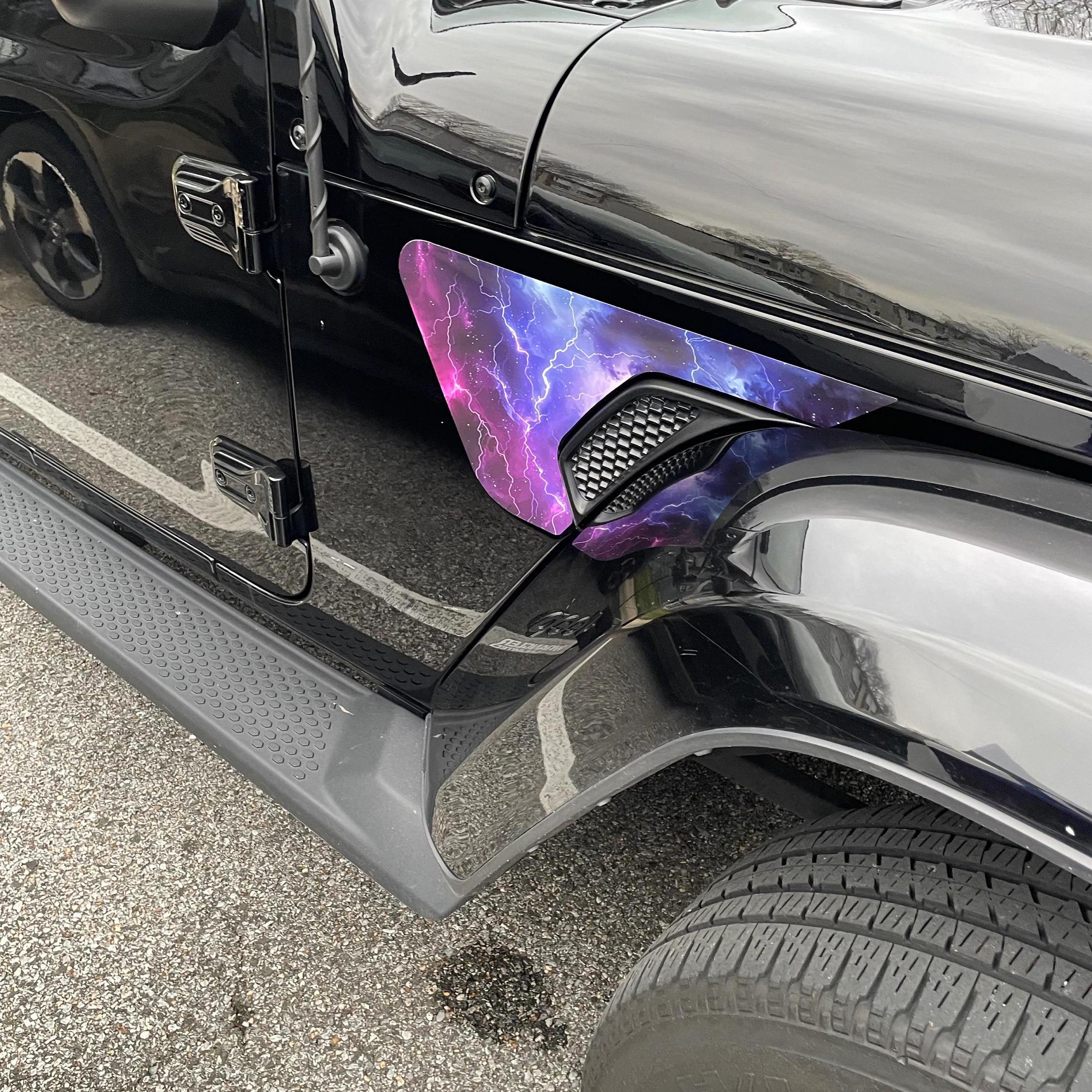 Jeep Gladiator JT fender vent decal sample personalized custom graphic design example
