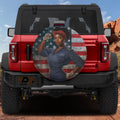 Sisterhood of Steel armored warrior women spare tire cover printed design