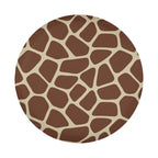 Giraffe Pattern Print design printed spare tire cover with optional backup camera hole by Graffix