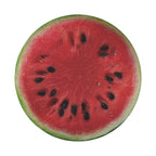 Watermelon half spare tire cover with juicy pink fruit slice and green rind summer design