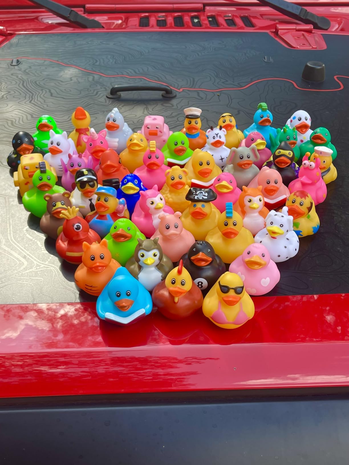 TrailDuck™ Bulk Jeep Ducks – Packs of 25, 50, 100, or 250 Rubber Ducks for Jeep Ducking Fun