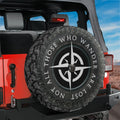 All-Terrain Wanderer adventure spare tire cover with rugged outdoor design