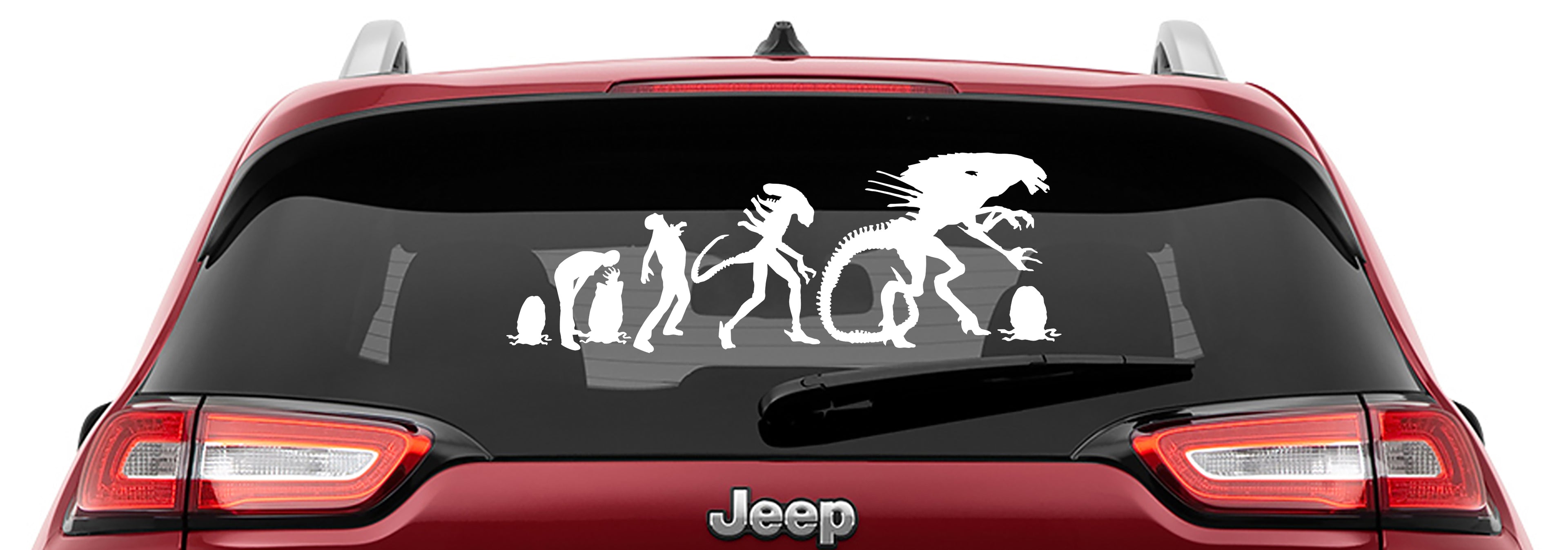 Evolution of Alien Xenomorph Queen Vinyl Decal