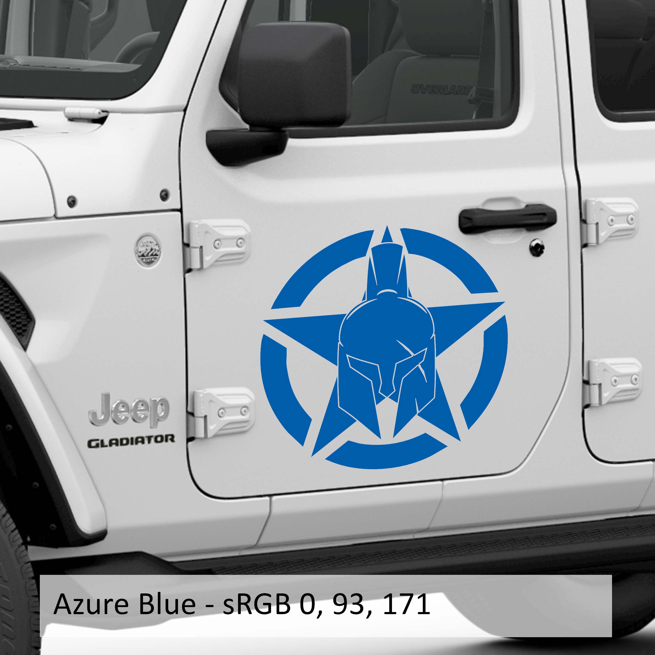 Gladiator Alpha Romeo Military Star Vinyl Decal