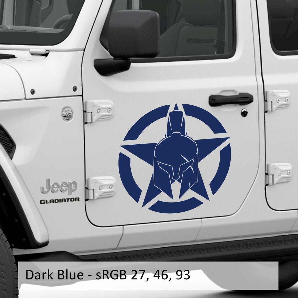 Gladiator Alpha Romeo Military Star Vinyl Decal