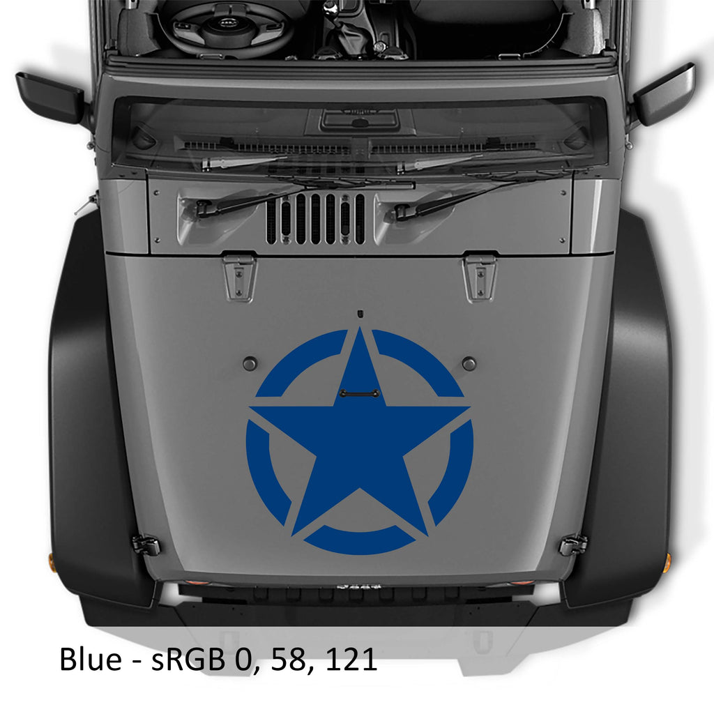 Alpha Romeo Military Star Vinyl Decal