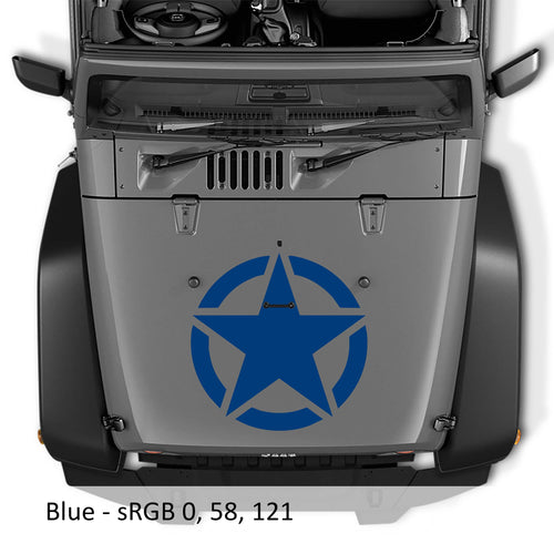 Alpha Romeo Military Star Vinyl Decal