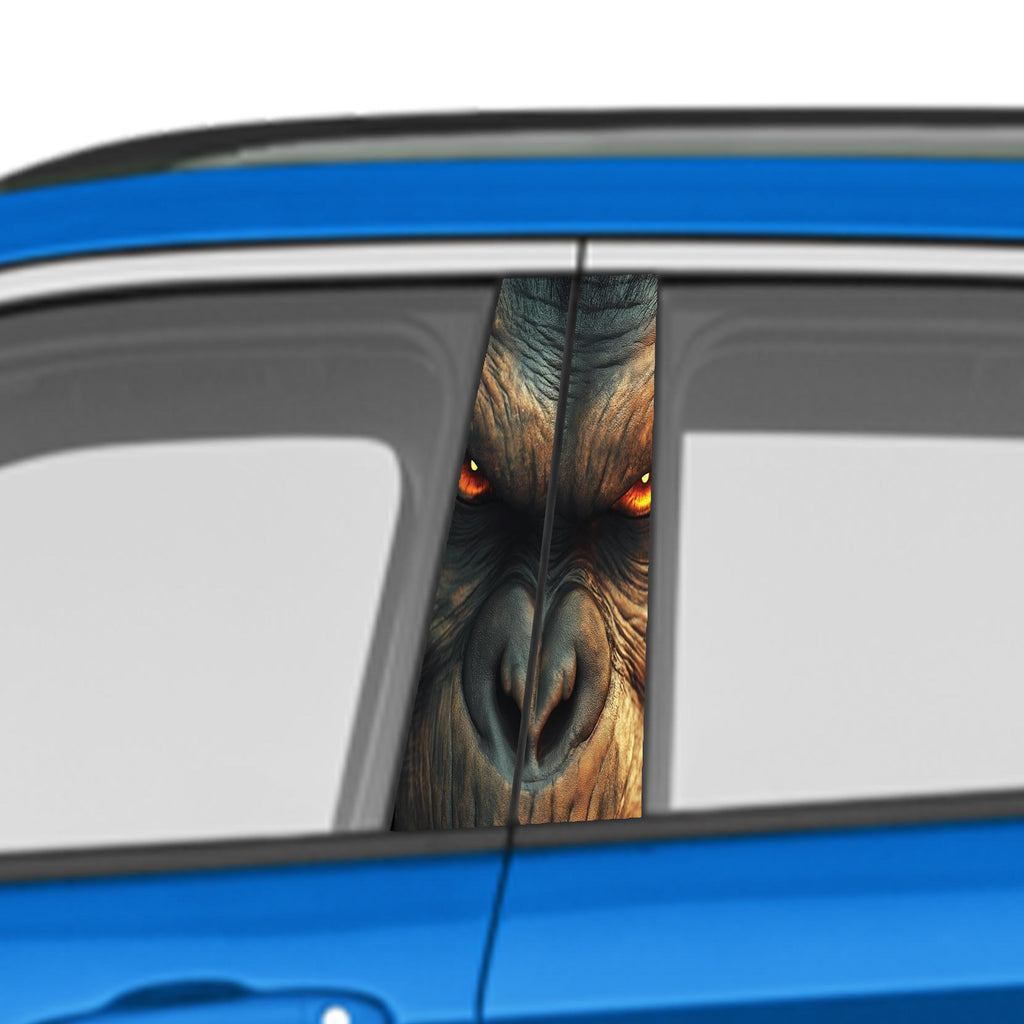 Animal Car Door Vinyl Graphic: Bold Livery Sticker for Pillar Panels Universal Fit