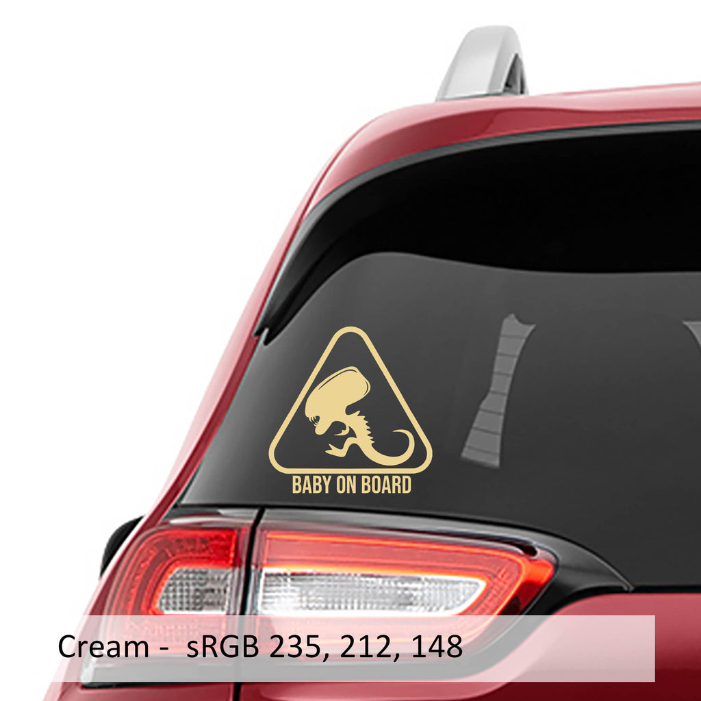 Baby Alien On Board Vinyl Decal