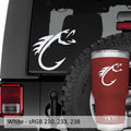  Bass Fish Hook Decal