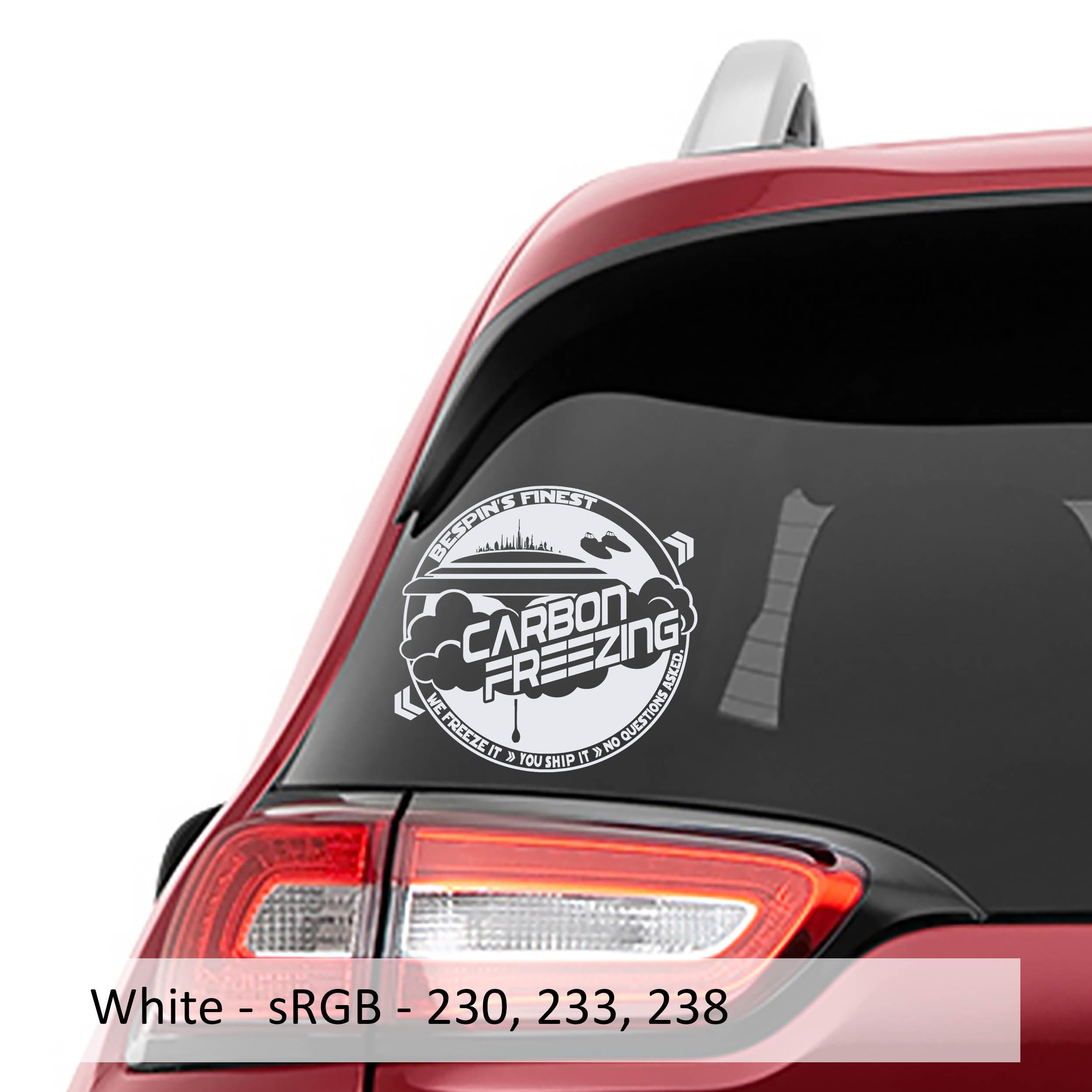 Bespin's Finest Carbon Freezing Vinyl Decal