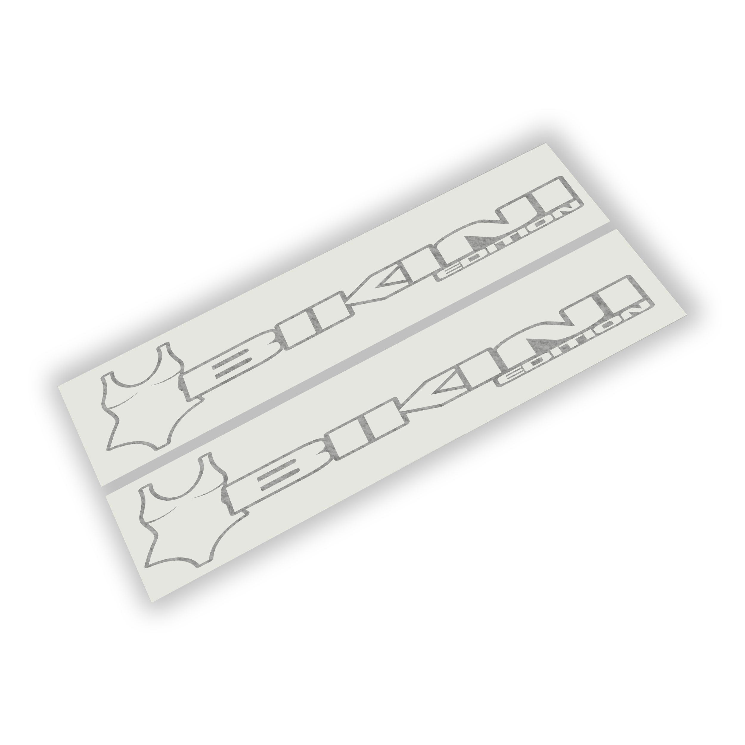 Bikini Pearl Edition bikini icon paired fender decal set for Jeep Wrangler JL and Gladiator JT