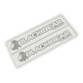 Black Bear Edition fender decal pair installed on white Jeep Wrangler JL side panel