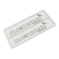 Black Raven Edition fender decal pair shown on Jeep Wrangler JK JL Gladiator JT side hood panel