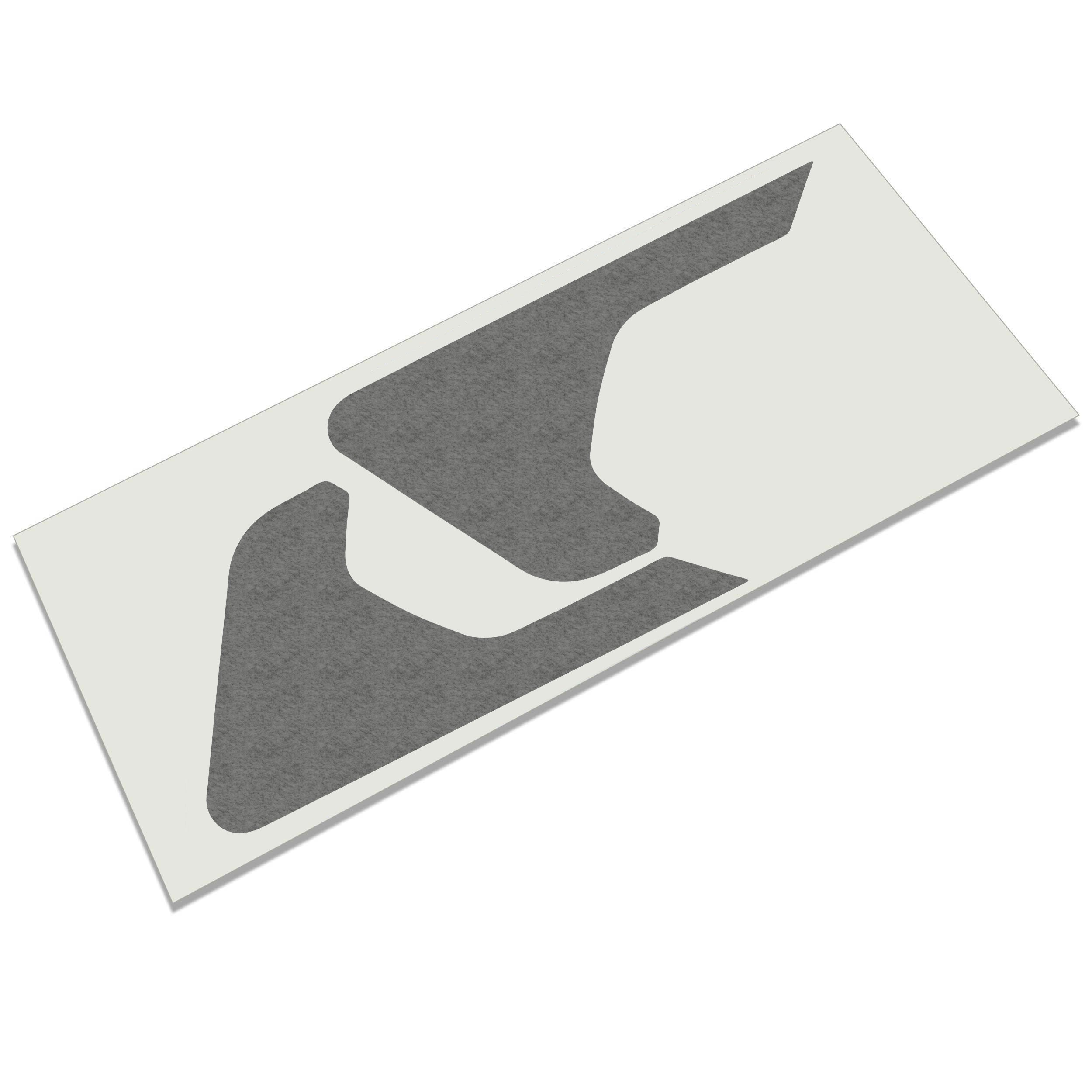 Blackout 2pc Fender Vent Vinyl Transfer Decals for 18+ Wrangler JL JLU Gladiator JT