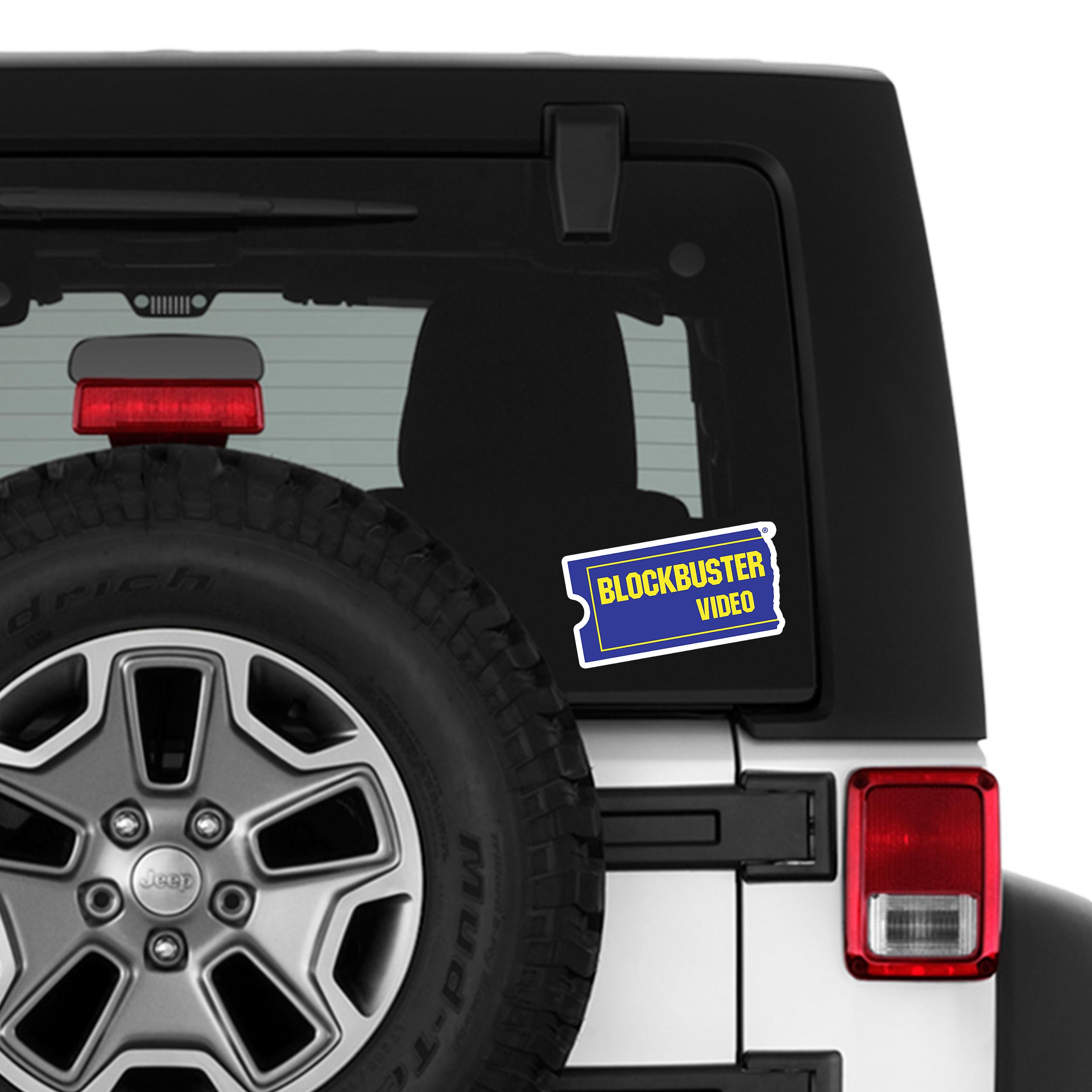 Blockbuster Video Vinyl Sticker