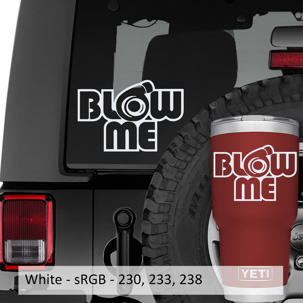 Blow Me Duck Hunting Vinyl Decal