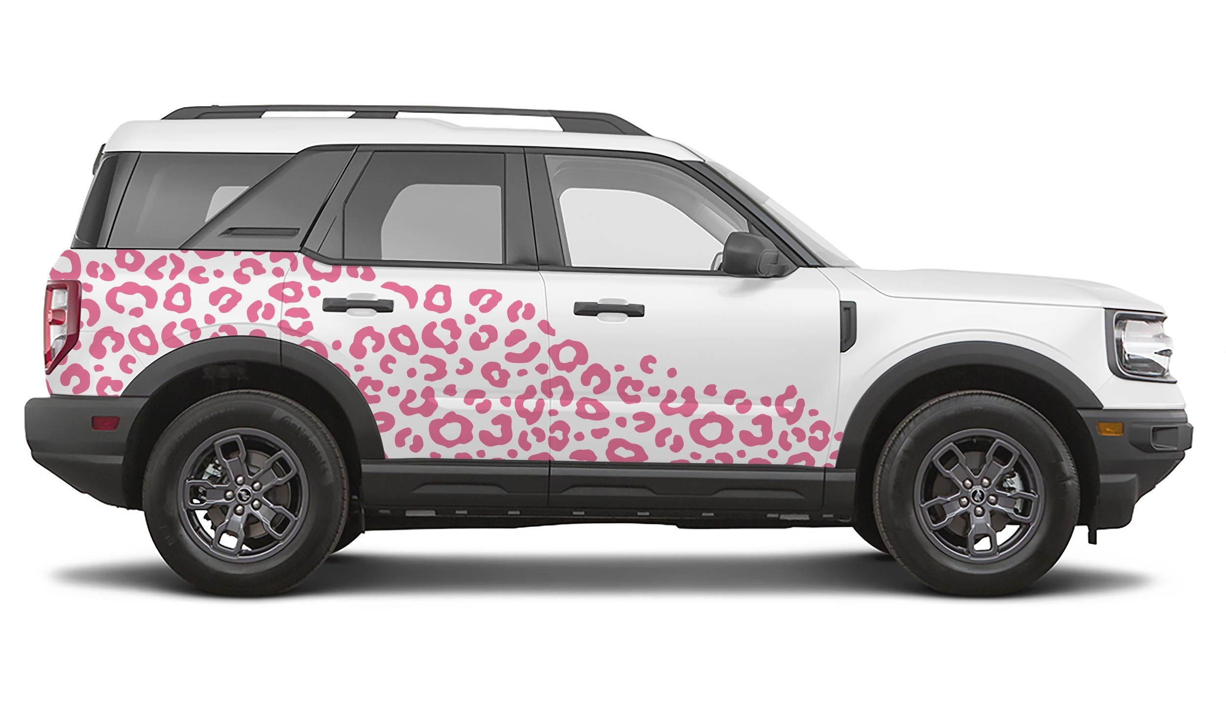Leopard Print Side Body Vinyl Decal Graphic Kit for Ford Bronco Sport 2021 to Current Models
