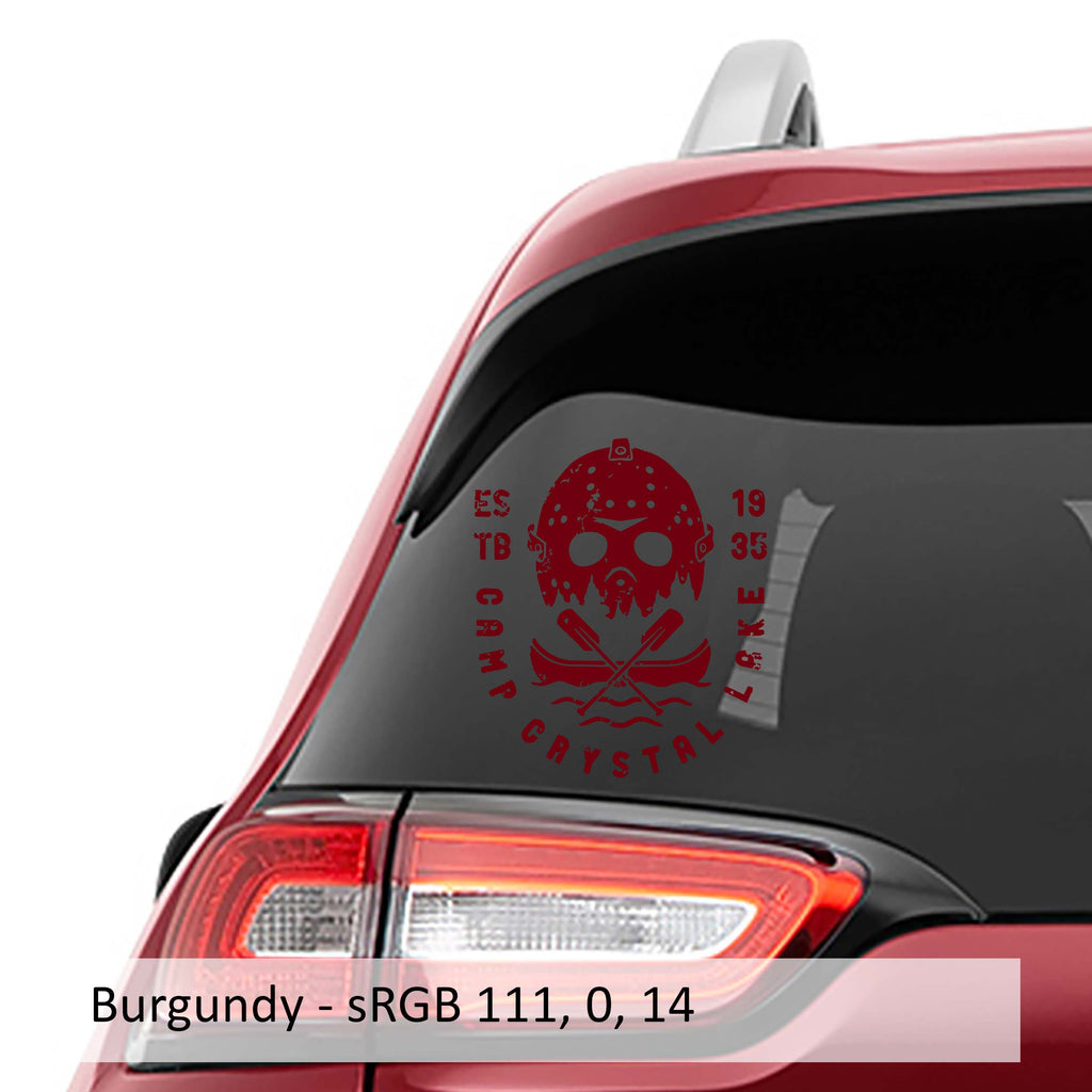 Friday the 13th Camp Crystal Lake Vinyl Decal