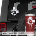 Jesus Celtic Cross Vinyl Decal Sticker