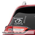 Check Engine Meme Light Bright Shine Bright Vinyl Decal