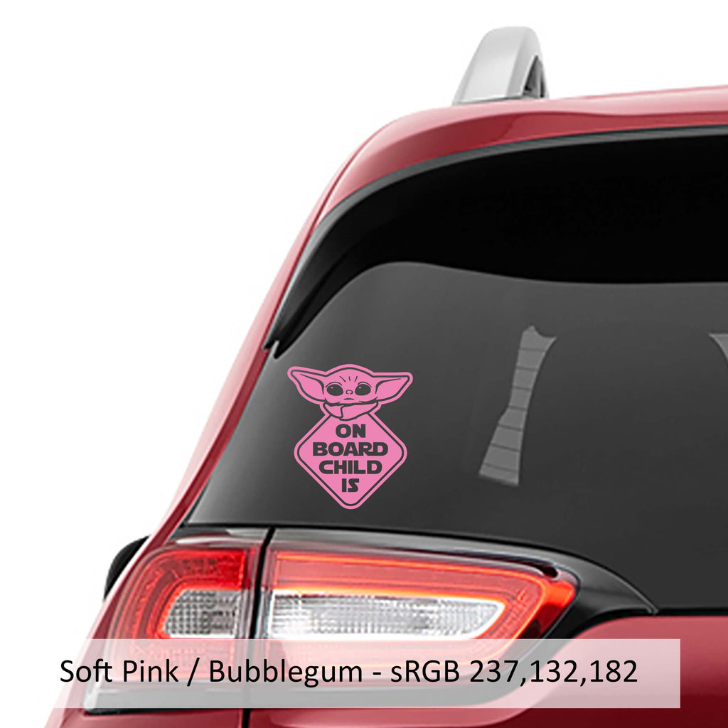 The Child On Board Vinyl Decal Sticker