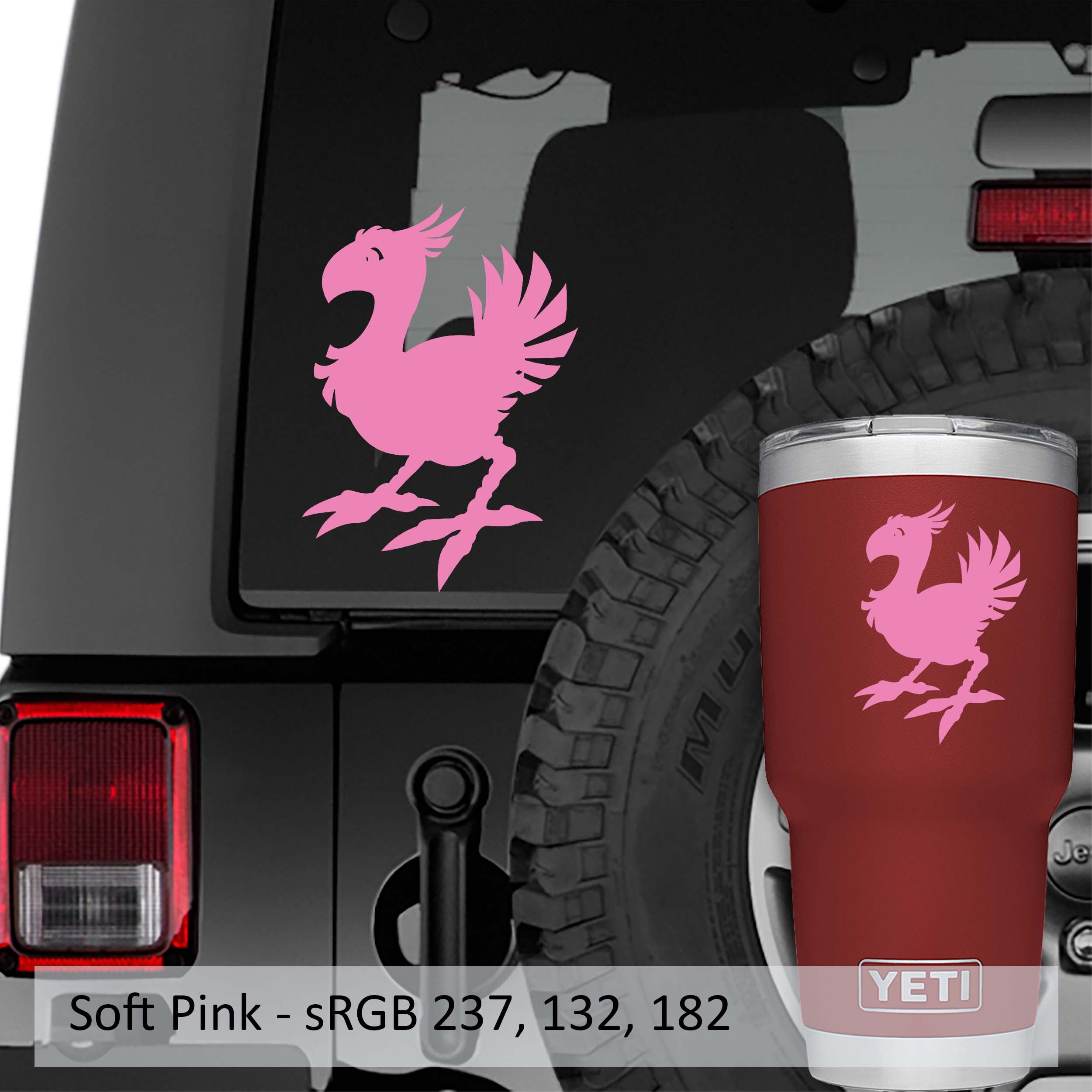 FFXIV Chocobo Vinyl Decal
