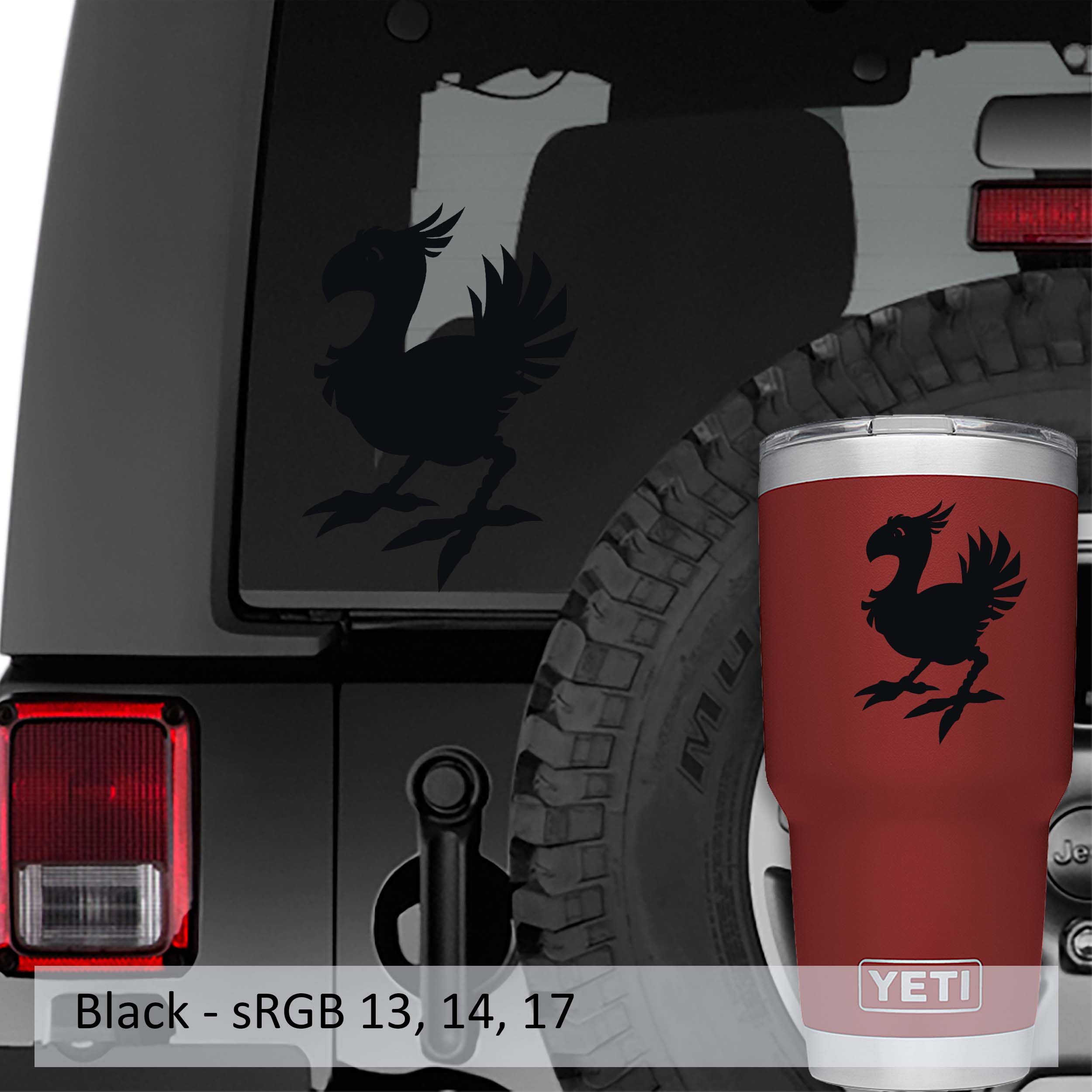 FFXIV Chocobo Vinyl Decal