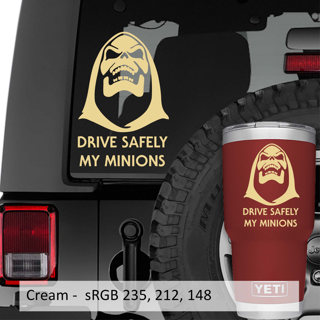 Skeletor Drive Safely My Minions