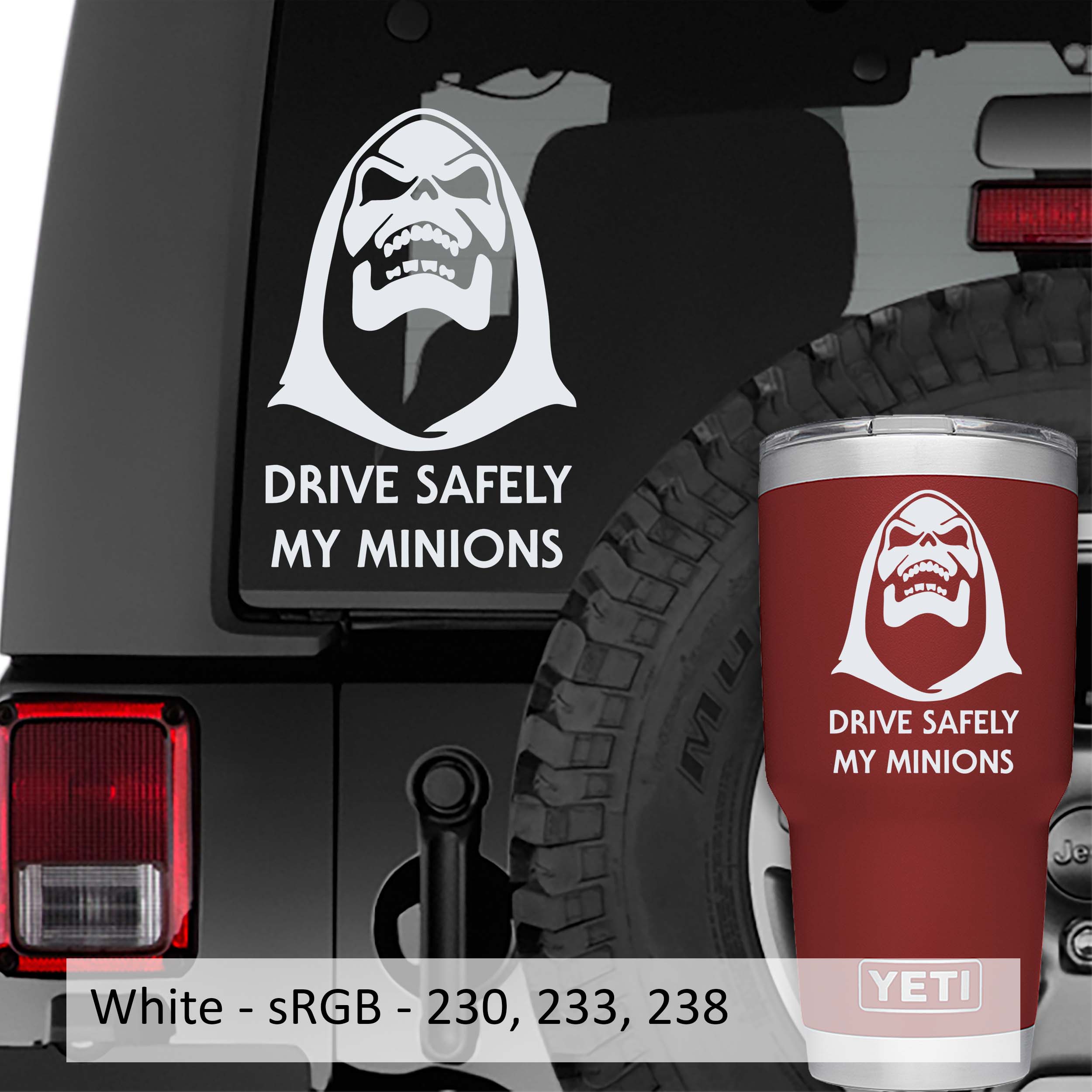 Skeletor Drive Safely My Minions