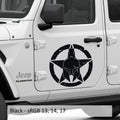 Distressed Gladiator Alpha Romeo Military Star Vinyl Decal