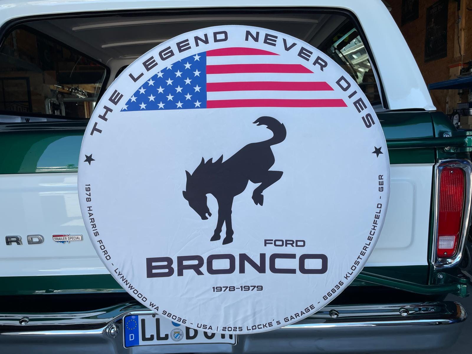 Custom Bronco Tire Cover