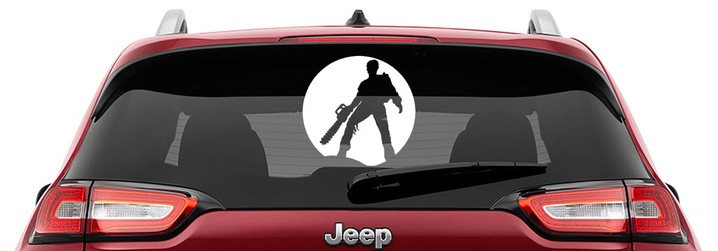 Evil Dead Ash Chainsaw Horror Vinyl Decal