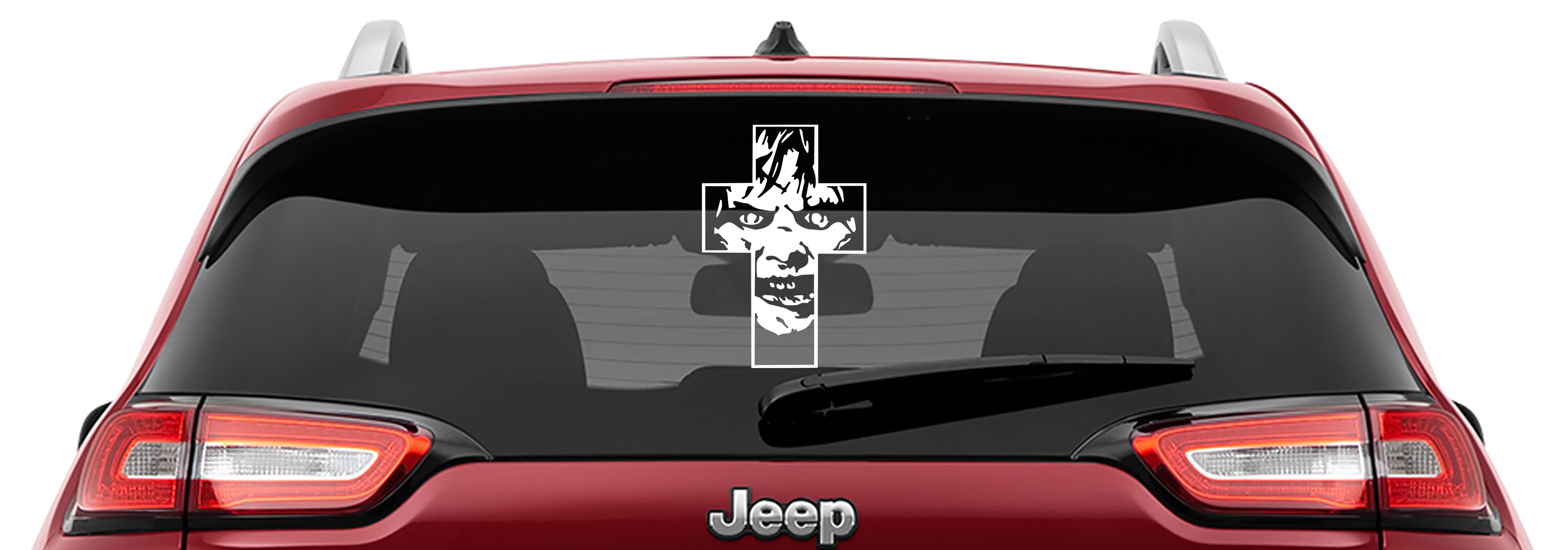 The Exorcist Regan Inside Cross Vinyl Decal