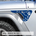 Fur Baby Love Vent Vinyl Decal - Fits Jeep Wrangler JL/Jeep Gladiator JT 2018 - 2023