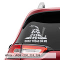 Gadsden Flag Dont Tread On Me Vinyl Decal