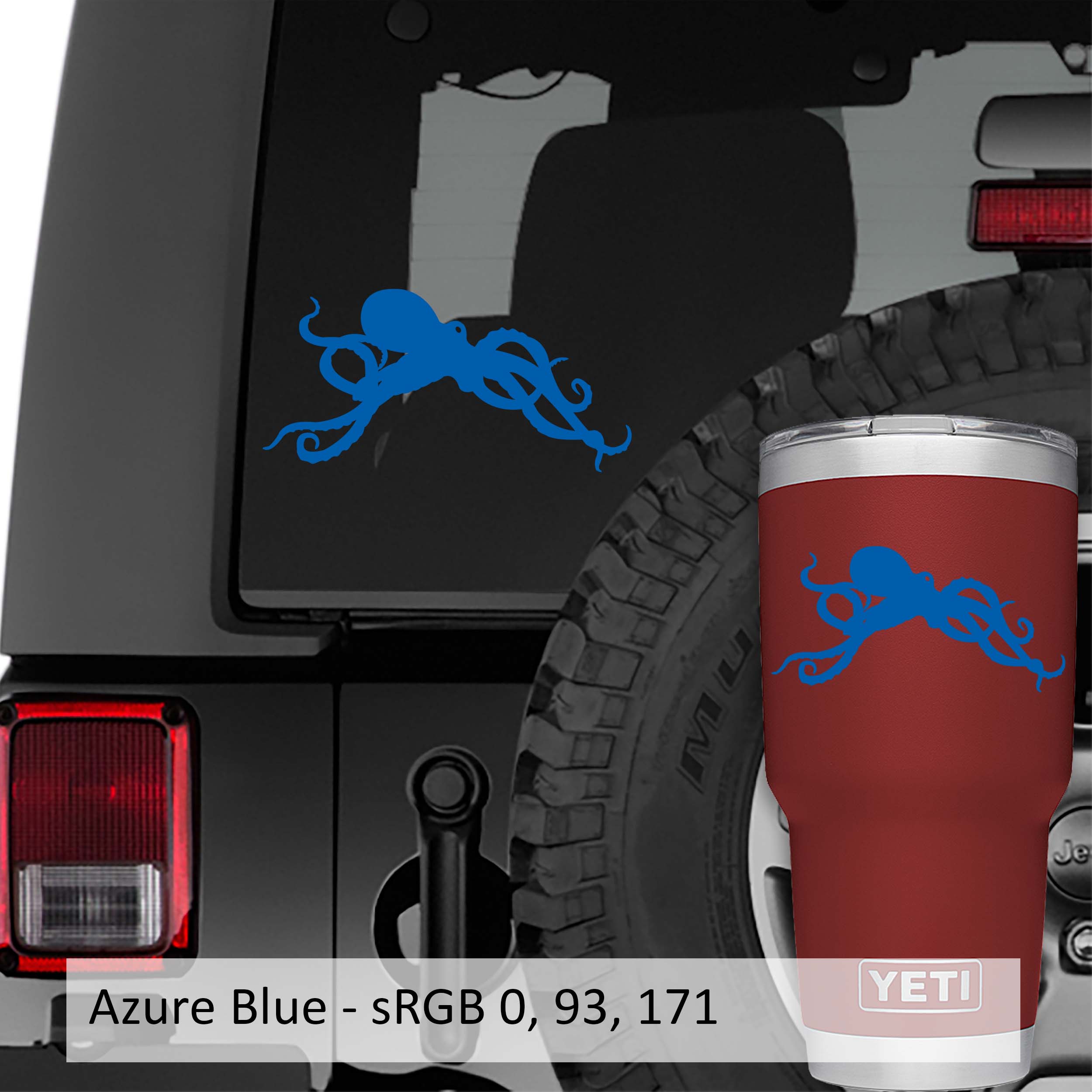 Giant Octopus Vinyl Decal