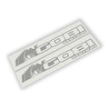 Gobi Edition fender decal x2 pair shown on Jeep Wrangler JL Gladiator JT side hood panel layout