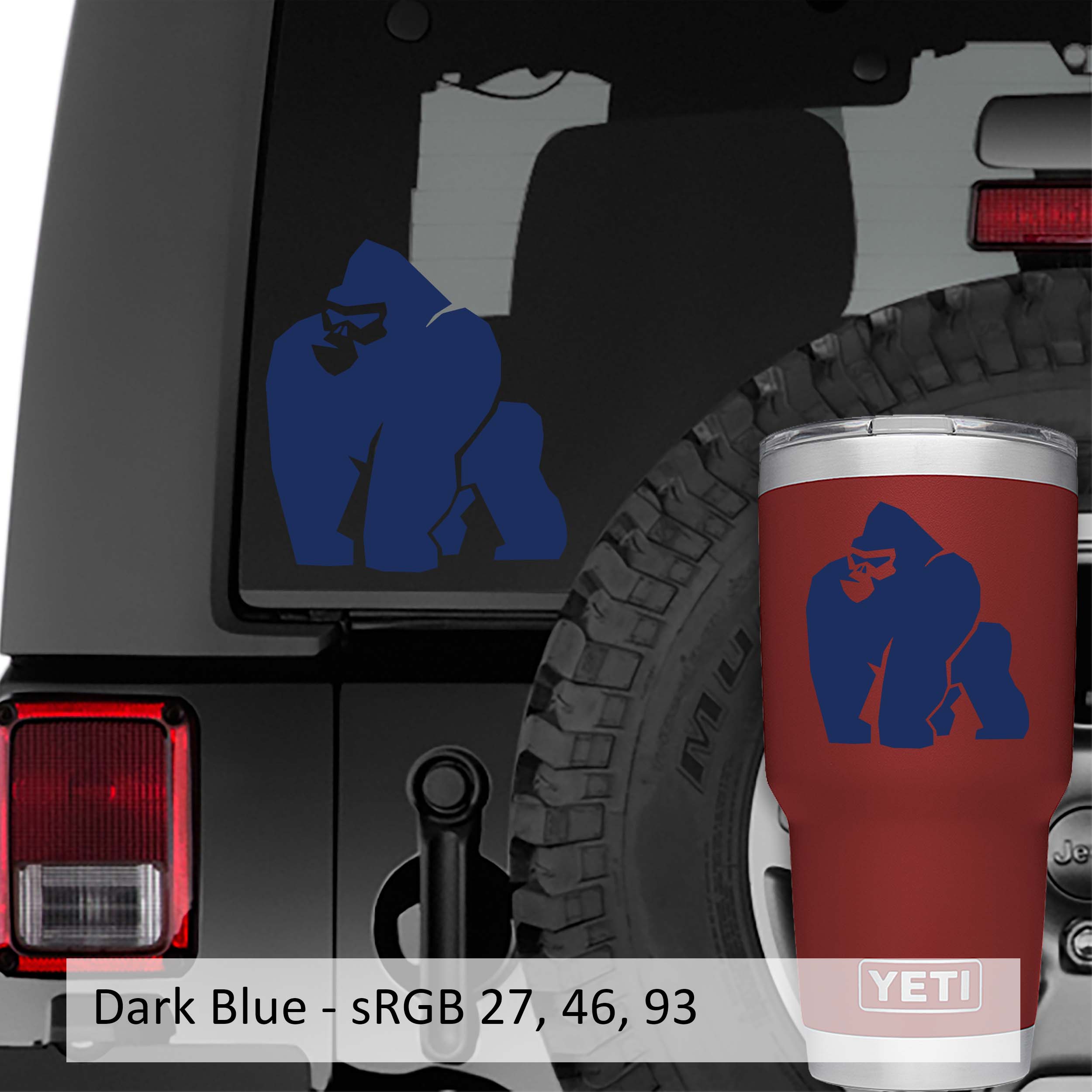 Kong Gorilla Vinyl Decal