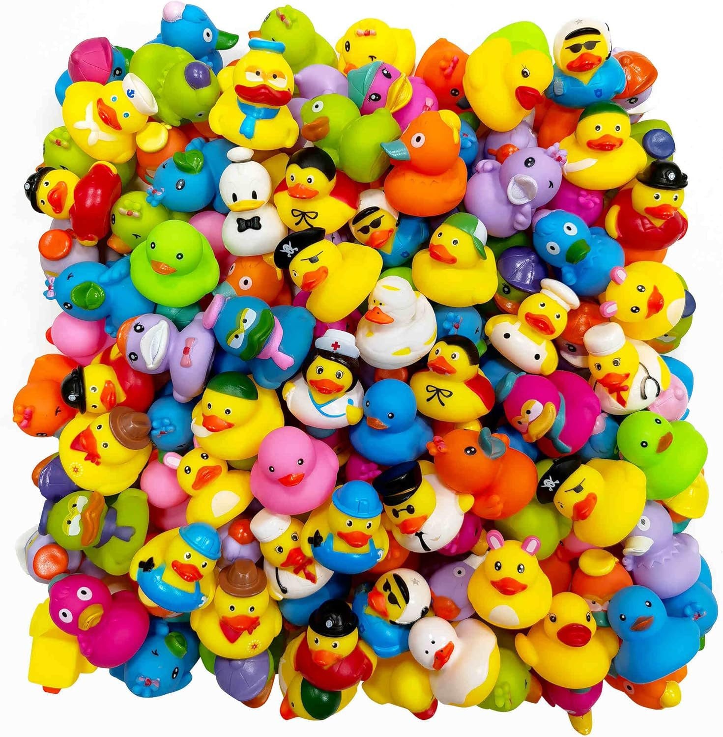 TrailDuck™ Bulk Jeep Ducks – Packs of 25, 50, 100, or 250 Rubber Ducks for Jeep Ducking Fun