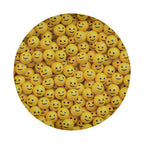 Happy Smiley Faces Spare Tire Cover With Backup Camera Hole Option