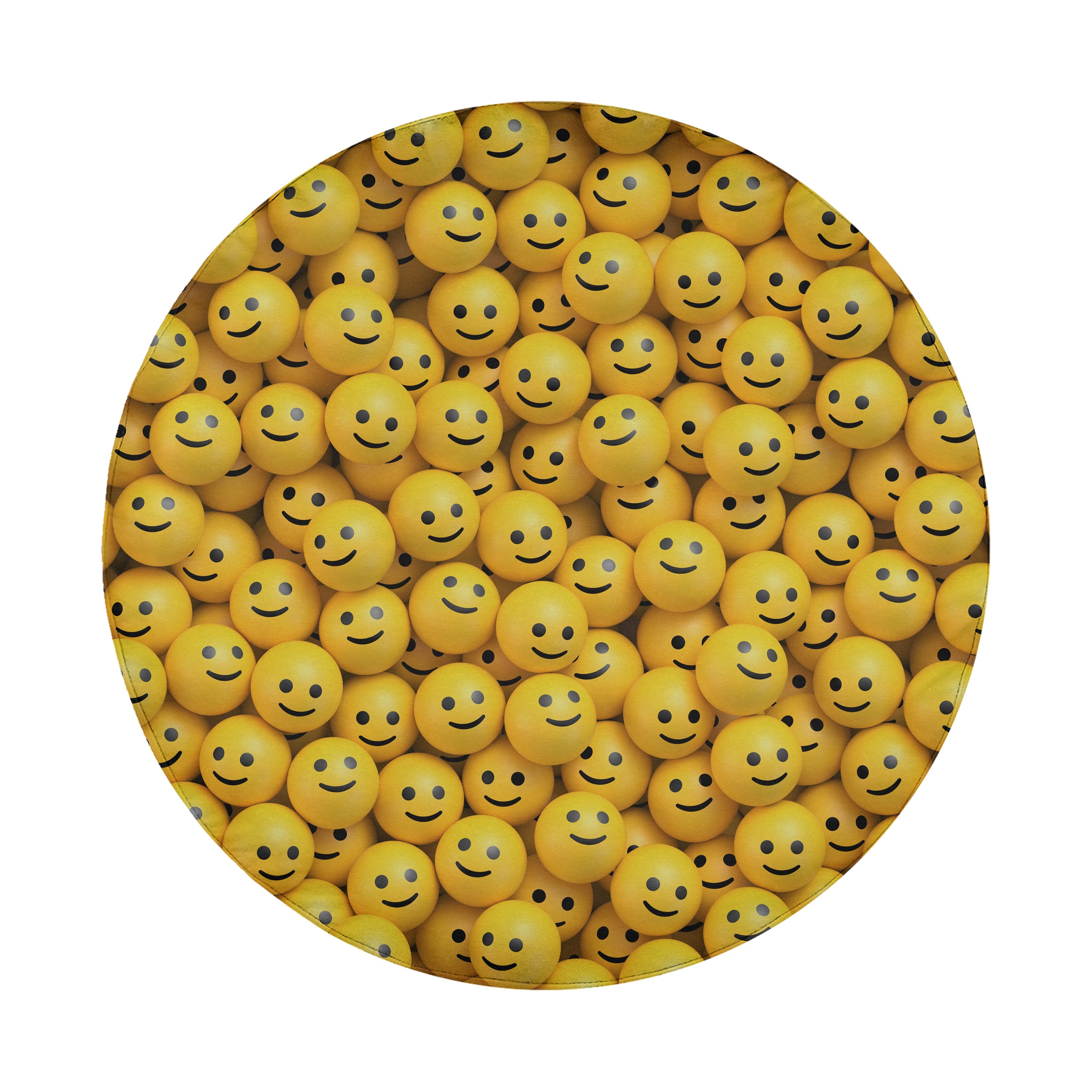 Happy Smiley Faces Spare Tire Cover With Backup Camera Hole Option