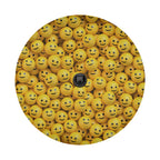 Happy Smiley Faces Spare Tire Cover With Backup Camera Hole Option