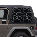 Heart Print Window Decal Set - Fits Jeep Wrangler TJ Hardtop 1997 - 2006