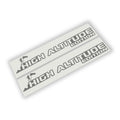 Black High Altitude Edition climber flag fender side hood decal pair shown on silver Jeep Wrangler JL