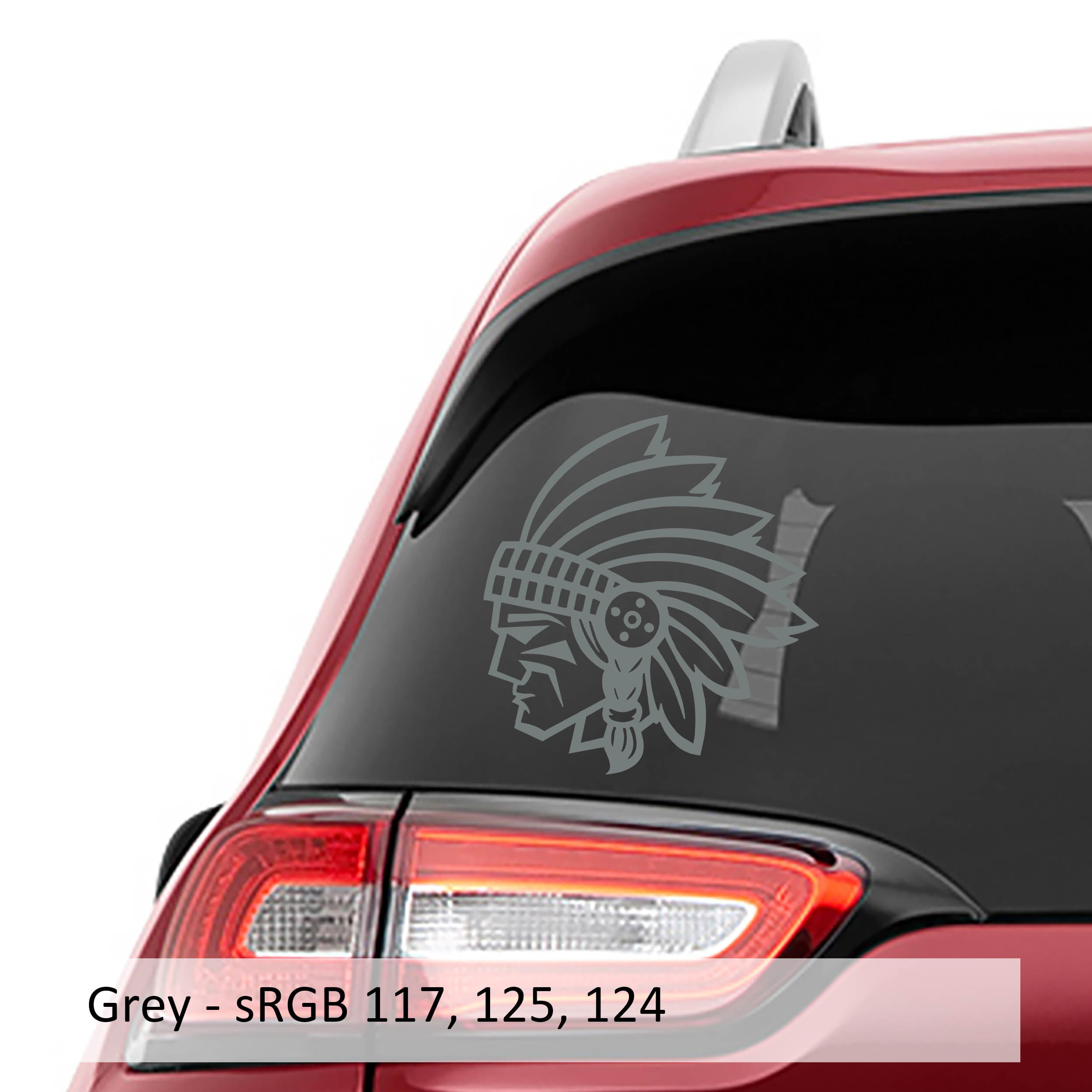 Native American Indian Chief Vinyl Decal Sticker