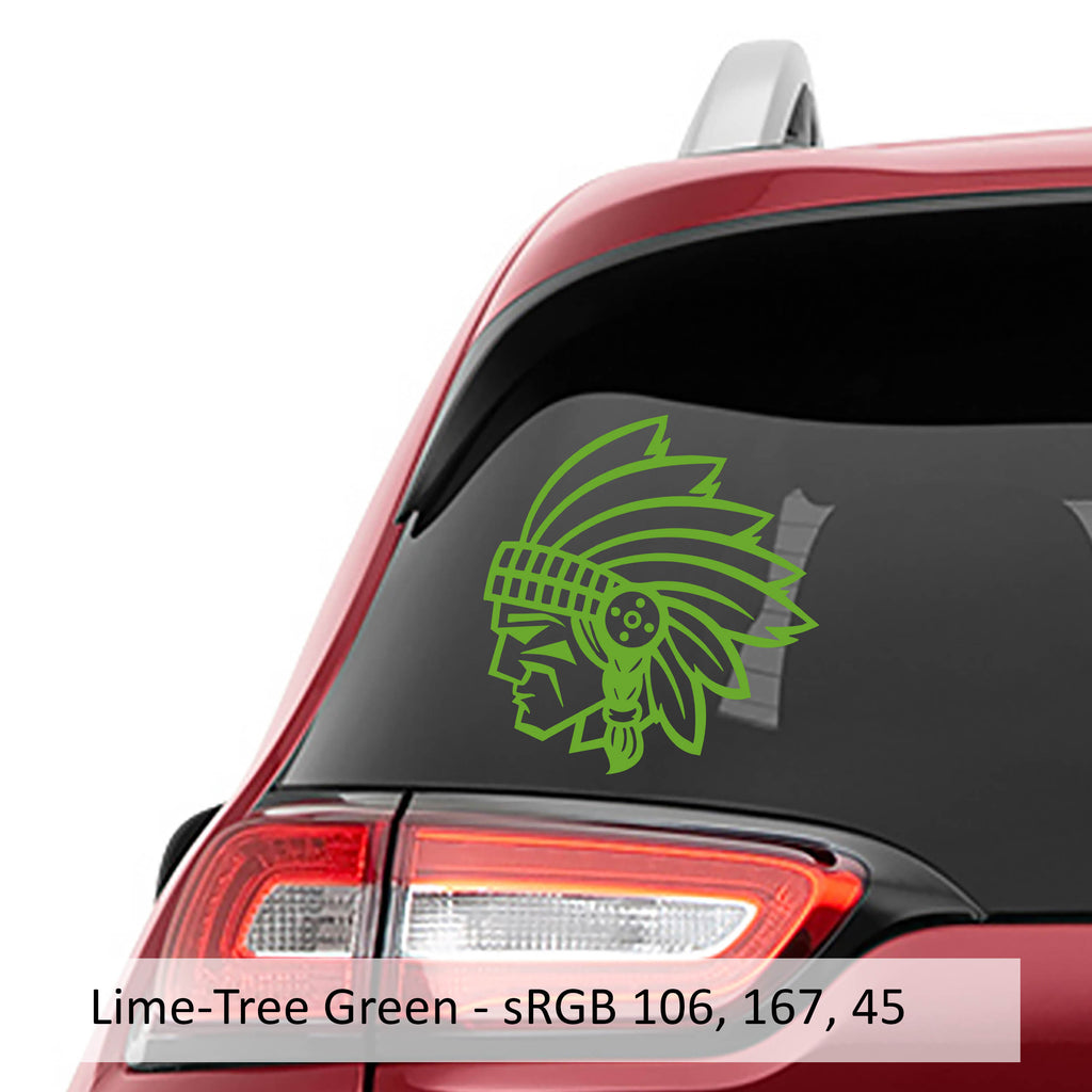Native American Indian Chief Vinyl Decal Sticker